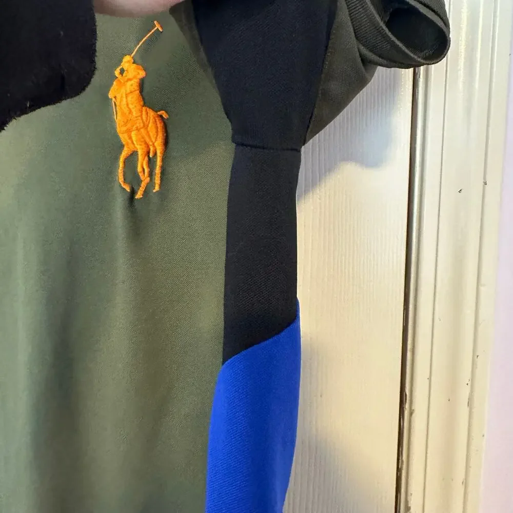 Polo‎ Ralph Lauren Men’s Big Pony Polo Shirt Size XL Colorblock Logo Sporty
